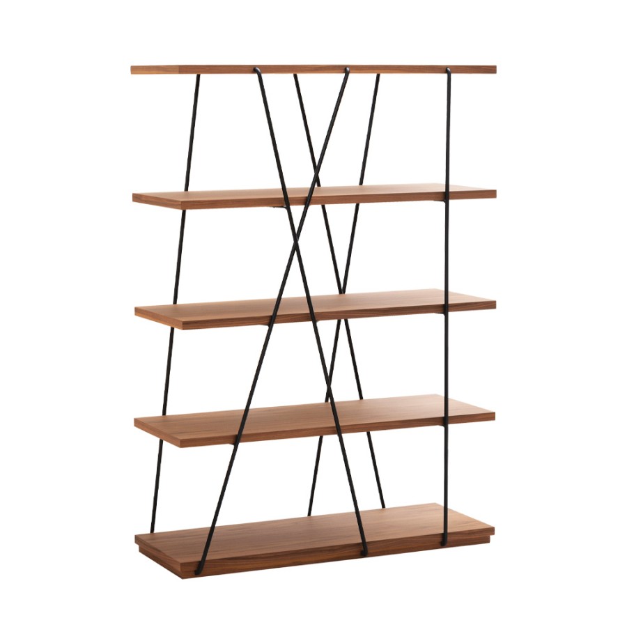 Venditore Miniforms Bookcase Matassa Nero Shop Forma Design | Bookcases