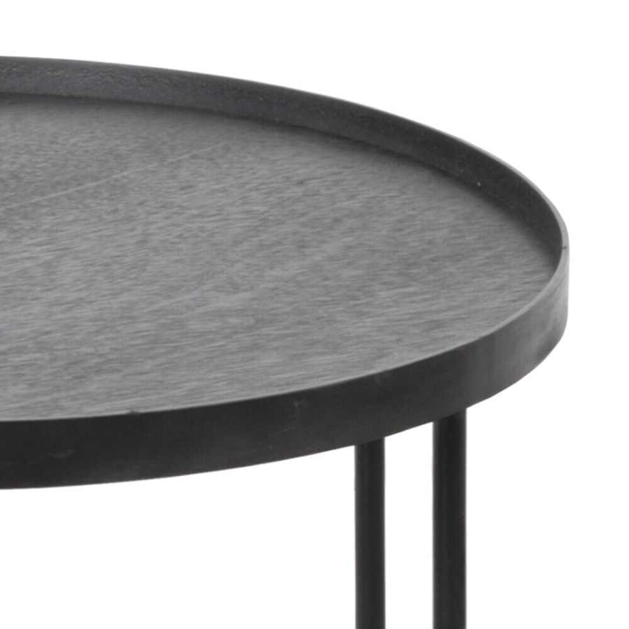 Venditore Ethnicraft Round Tray Low Shop Forma Design | Bedside Tables