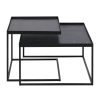 Venditore Ethnicraft Square Tray Coffee Table Set Shop Forma Design | Bedside Tables