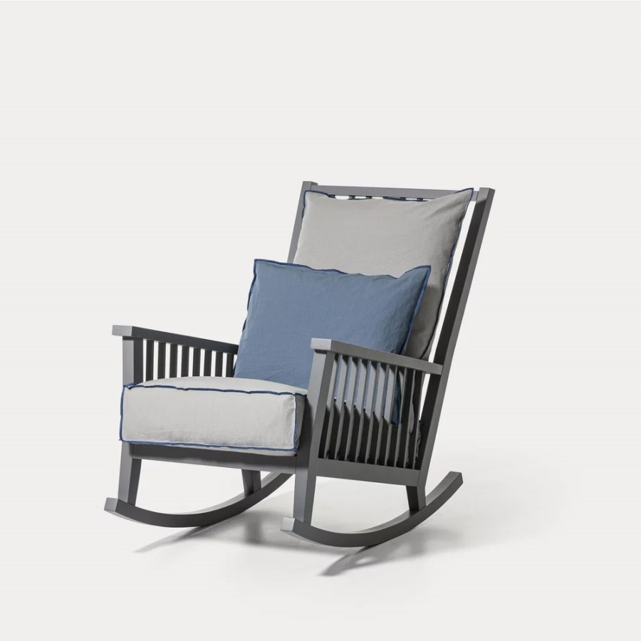 Venditore Gervasoni Rocking Chair Gray Shop Forma Design | Armchairs