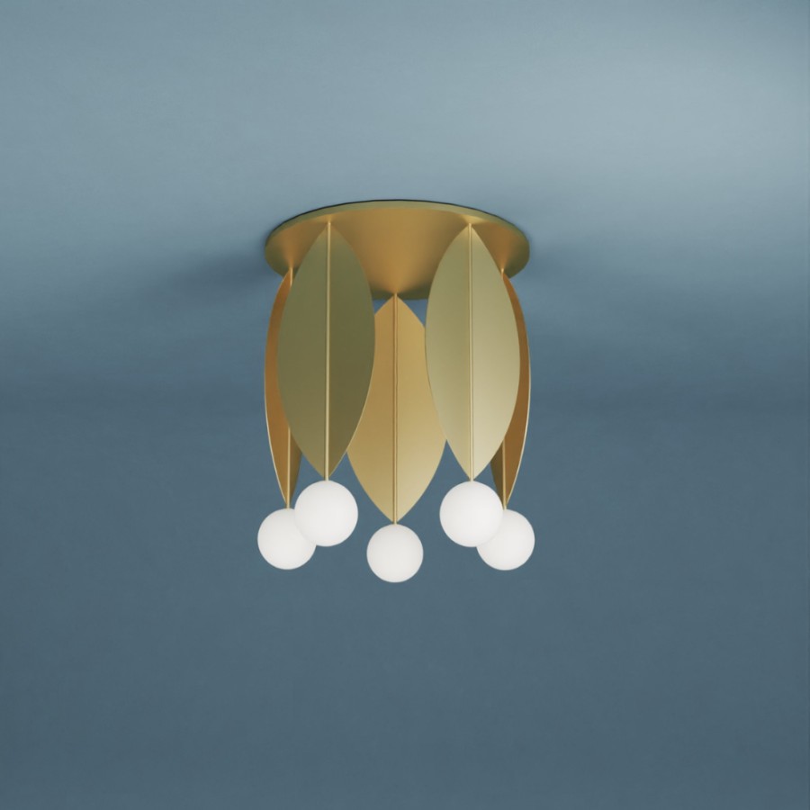 Venditore Areti Ceiling Light Leaves Shop Forma Design | Lights