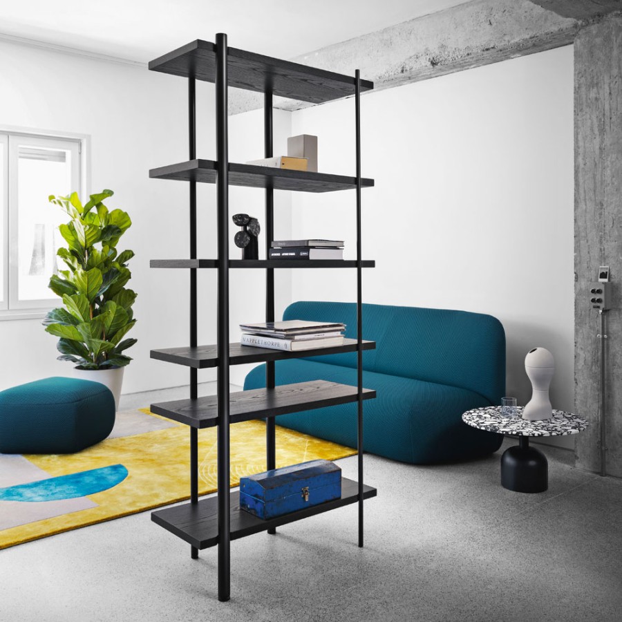 Venditore Miniforms Bookcase Milonga Black Shop Forma Design | Bookcases